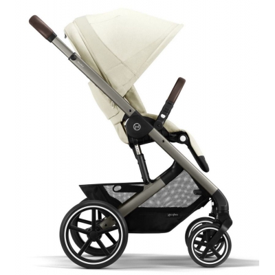 Cybex Balios S Lux Seashell Beige Głęboko Spacerowy 2w1 Rama Taupe
