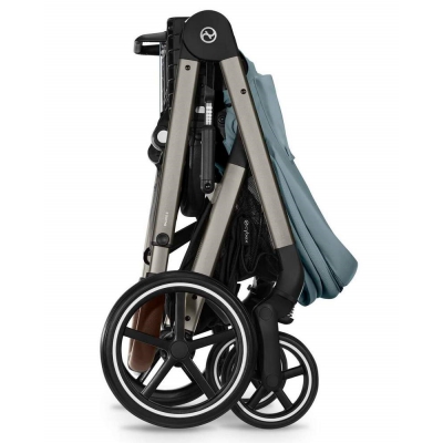 Cybex Wózek Spacerowy Balios S Lux Stormy Blue Rama Taupe