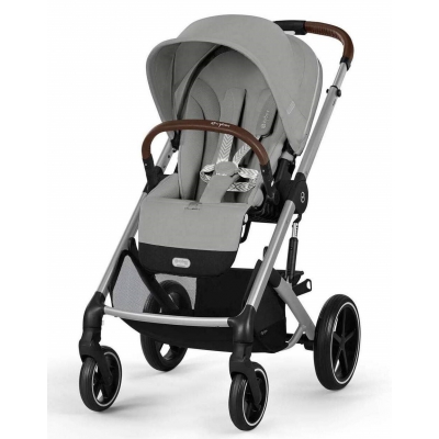 Cybex Wózek Spacerowy Balios S Lux Stone Grey Silver Frame