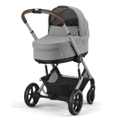 Cybex Balios S Lux Stone Grey Głęboko Spacerowy 2w1 Rama Silver