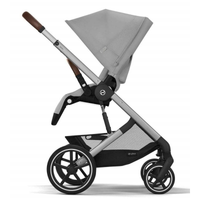 Cybex Wózek Spacerowy Balios S Lux Stone Grey Silver Frame