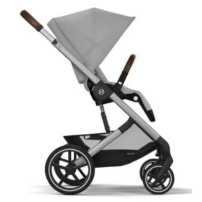 Cybex Wózek Spacerowy Balios S Lux Stone Grey Silver Frame