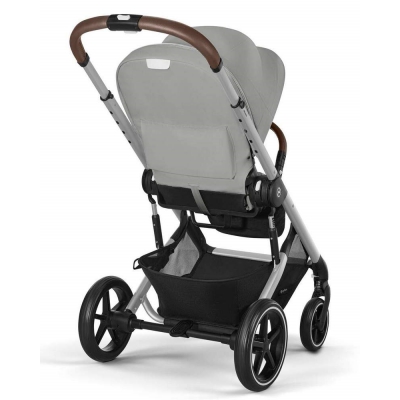 Cybex Wózek Spacerowy Balios S Lux Stone Grey Silver Frame