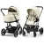 Cybex Balios S Lux Seashell Beige Głęboko Spacerowy 2w1 Rama Taupe