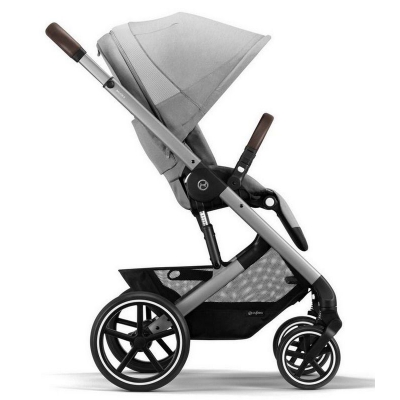 Cybex Balios S Lux Lava Grey Głęboko Spacerowy 2w1 Srebrna Rama