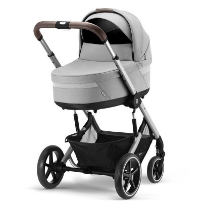 Cybex Balios S Lux Lava Grey Głęboko Spacerowy 2w1 Srebrna Rama
