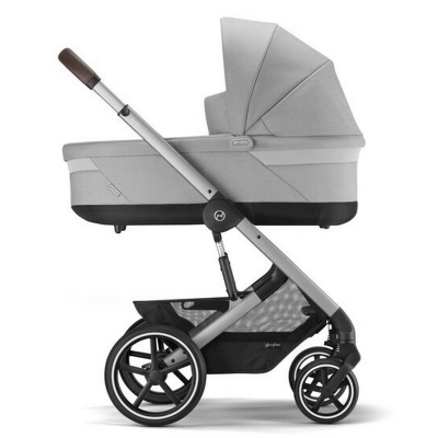 Cybex Balios S Lux Lava Grey Głęboko Spacerowy 2w1 Srebrna Rama