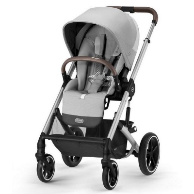 Cybex Balios S Lux Lava Grey Głęboko Spacerowy 2w1 Srebrna Rama