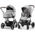 Cybex Balios S Lux Lava Grey Głęboko Spacerowy 2w1 Srebrna Rama