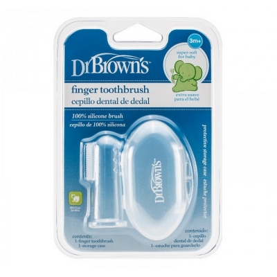 Silikonowa Szczoteczka do Czyszczenia Zębów z Pudełkiem HG010 Dr Brown's