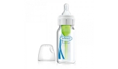 Butelka Szklana Standard 120ml. OPTIONS ze Smoczkiem od 0 do 3 miesięcy SB41001 Dr Brown's