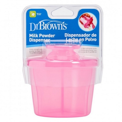 Pojemnik na mleko w proszku Różowy Dr Brown's