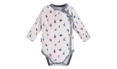 Body rozpinane w Listki ADVENTURE Szare rozmiar 62 / Eevi