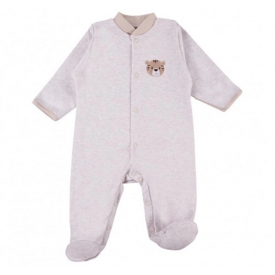 Pajac Niemowlęcy Baby Love Beżowy rozmiar 56 Eevi / Ewa Klucze