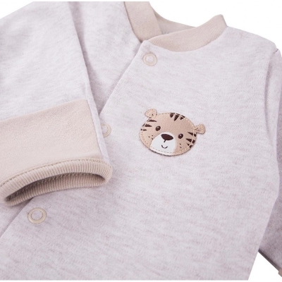 Pajac Niemowlęcy Baby Love Beżowy rozmiar 56 Eevi / Ewa Klucze