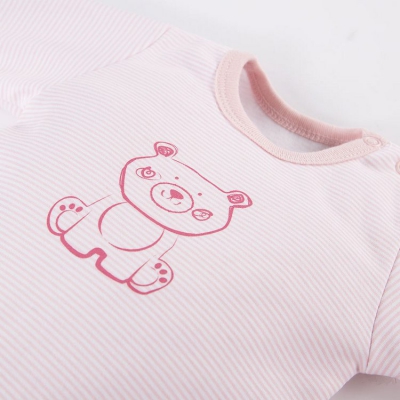 Body Dziecięce z długim rękawem Big Bear Różowe rozmiar 86 Eevi