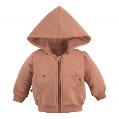 Dziecięca Bluza C&B z Kapturem i Uszkami Beżowa rozmiar 92 cm Eevi
