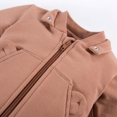Dziecięca Bluza C&B z Kapturem i Uszkami Beżowa rozmiar 92 cm Eevi