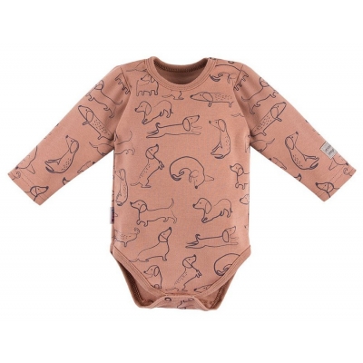 Body Chłopięce LAZY DAYS Brązowe rozmiar 80 / Eevi