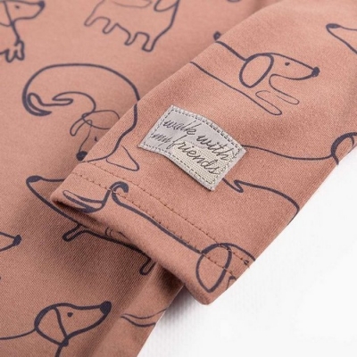Body Chłopięce LAZY DAYS Brązowe rozmiar 80 / Eevi