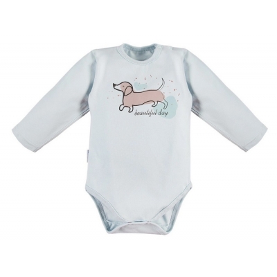 Body Chłopięce LAZY DAYS Niebieskie rozmiar 74 / Eevi