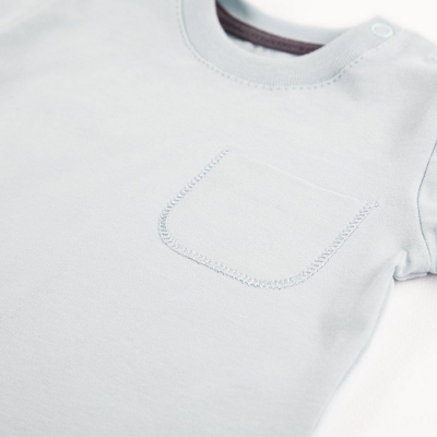 T-Shirt Chłopięcy LAZY DAYS Niebieski rozmiar 68 / Eevi