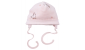 Czapka Dziecięca Welurowa Little Ducks w kolorze Różowym rozmiar 062 Eevi