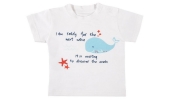 T-Shirt LITTLE SAILOR Biały rozmiar 74 Eevi / Ewa Klucze
