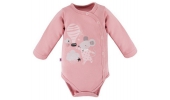 Body Rozpinane z Długim Rękawem Mellow Różowe ​​​​​​​rozmiar 50 / Eevi