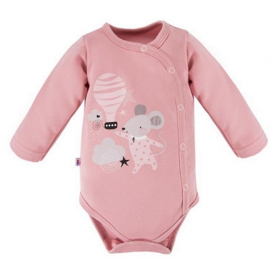 Body Rozpinane z Długim Rękawem Mellow Różowe ​​​​​​​rozmiar 56 / Eevi