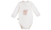 Body Zakładane z Długim Rękawem Newborn Ecru rozmiar 50 Eevi