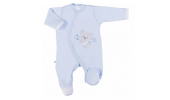 Pajac NEWBORN Niebieski rozmiar 50 Eevi / Ewa Klucze