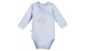 Body Zakładane z Długim Rękawem Newborn Niebieskie rozmiar 50 Eevi