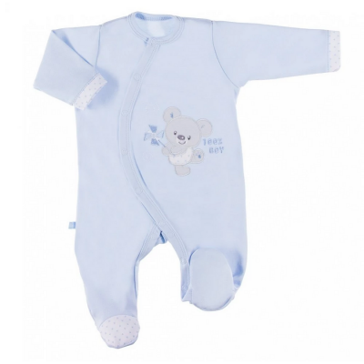 Pajac NEWBORN Niebieski rozmiar 50 Eevi / Ewa Klucze
