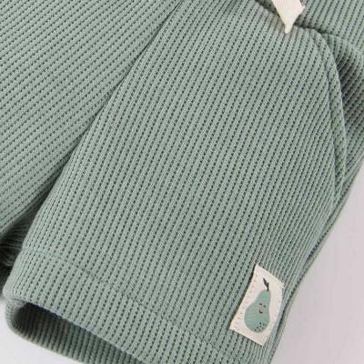 Szorty Dziecięce z Wafelka Pearfect Zielone rozmiar 074 cm Eevi