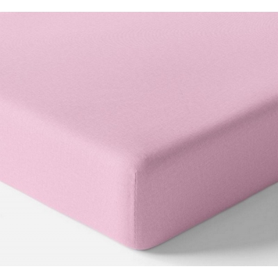 Prześcieradło Bawełniane z gumką Średni Róż rozmiar 60x120cm. Eevi