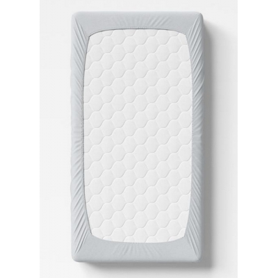 Prześcieradło Bawełniane z gumką Jasno Szare rozmiar 60x120cm. Eevi