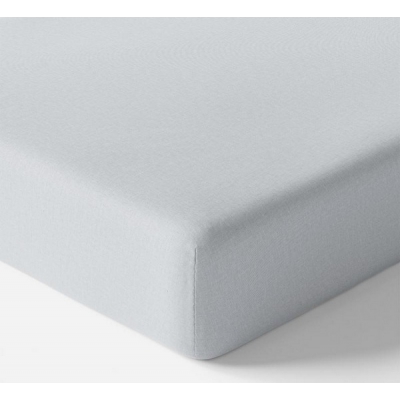 Prześcieradło Bawełniane z gumką Jasno Szare rozmiar 60x120cm. Eevi