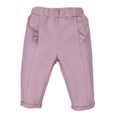 Spodnie z Falbankami SIMPLY COMFY Wrzosowe rozmiar 68 / Eevi