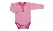 Body Polo z Długim Rękawem SNOW Bordowe rozmiar.80 Eevi / Ewa Klucze
