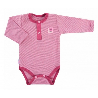 Body Polo z Długim Rękawem SNOW Bordowe rozmiar.80 Eevi / Ewa Klucze