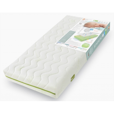 Materac Piankowy Bamboo 120x60x10 cm.Pokrowiec Bambusowy Fiki Miki