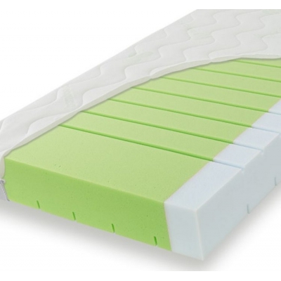 Materac Piankowy Bamboo 120x60x10 cm.Pokrowiec Bambusowy Fiki Miki