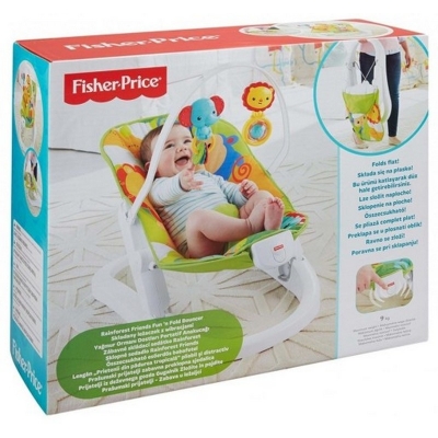 Składany Leżaczek z Wibracjami CMR20 Fisher-Price