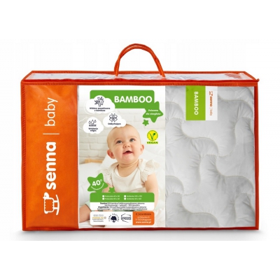 Senna Baby Komplet Kołdra i Poduszka Bamboo 90 x 120 cm.