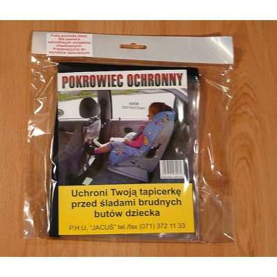Pokrowiec Ochronny na Fotel Kierowcy Uniwersalny do Samochodu.