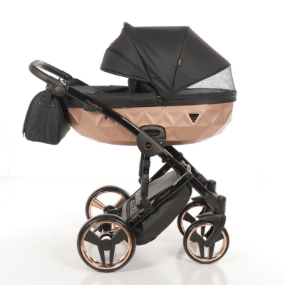 Wózek Dziecięcy 3w1 JUNAMA MIRROR SATIN kolor 02