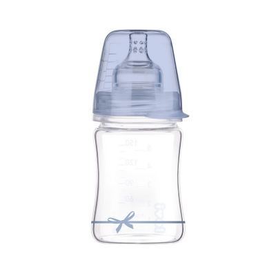Butelka Szklana DIAMOND GLASS 150 ml Baby Shower 74/104 Boy LOVI
