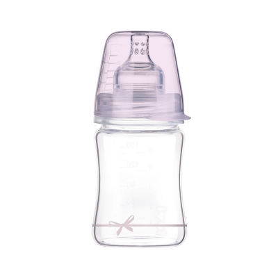 Butelka Szklana DIAMOND GLASS 150 ml Baby Shower 74/104 Girl LOVI