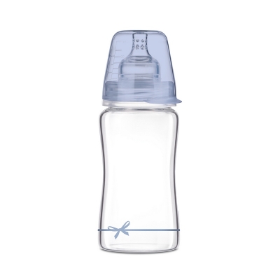 Butelka Szklana DIAMOND GLASS 250 ml Baby Shower 74/204 Boy LOVI